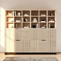 Libreria a giorno in legno, colore marrone chiaro