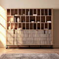 Libreria a giorno in legno, colore marrone chiaro