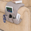 Divano contemporaneo, colore grigio e beige